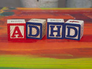 Attention Deficit Hyperactivity Disorder (ADHD) alphabet blocks